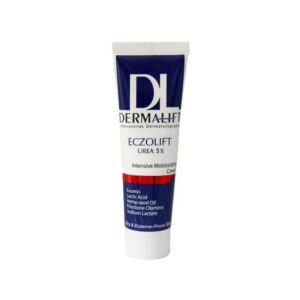 کرم مرطوب کننده اوره و اوسرین ۵٪ درمالیفت مدل Eczolift مخصوص پوست خشک ۵۰ میل
