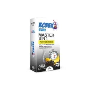 کاندوم تاخیری کدکس مدل Master 3in1 بسته 12 عددی