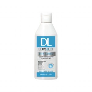 شامپو بدن کرمی درمالیفت مخصوص پوست خشک و حساس حجم ۲۰۰ میلی لیتر