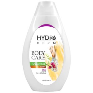 شامپو بدن کرمی هیدرودرم مدل عود و آرگان حجم 500 میلی لیتر