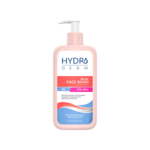 ژل شستشوی صورت هیدرودرم مناسب پوست های چرب حجم 350 میلی لیتر