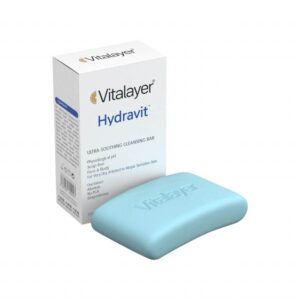 پن غیر صابونی صورت و بدن پوست خشک و حساس ویتالیر مدل HydraVit وزن 100 گرم