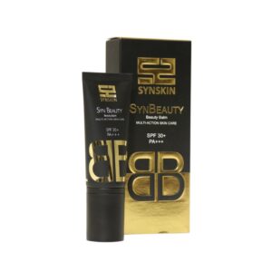 کرم پودر بی‌بی BB ساین اسکین مدل Syn Beauty SPF30 با پوشانندگی بالا مناسب انواع پوست حجم 40 میل