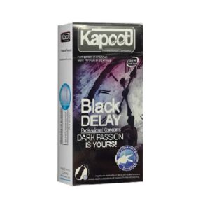 کاندوم 12 عددي مشکي تاخيري کاپوت