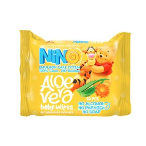 دستمال مرطوب نرم کننده کودک 90 عددی نینو